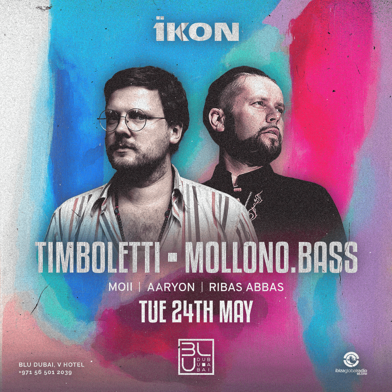 Timboletti & Mollono.Bass LIVE | 24.05.2022 | ÏKON x BLU Dubai