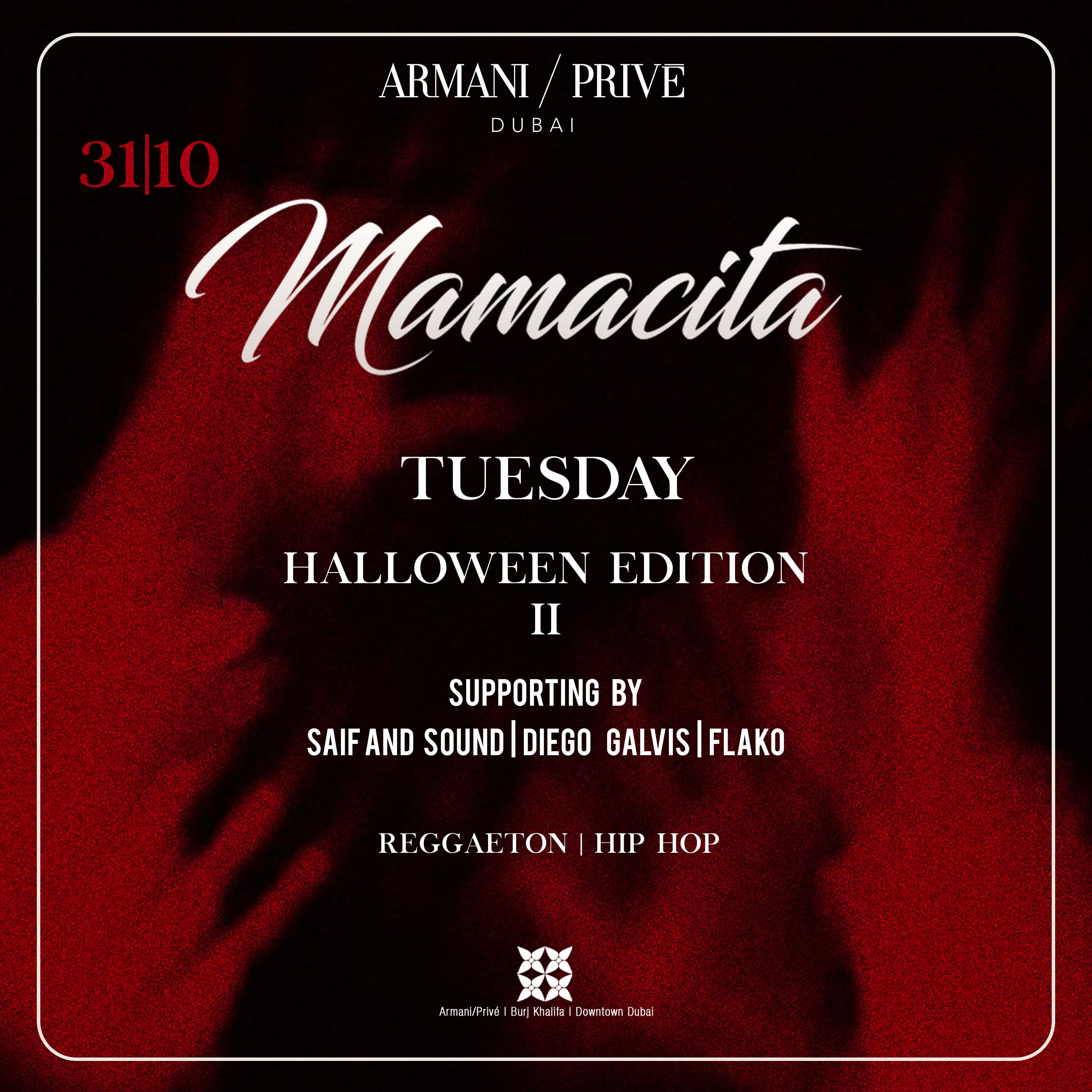 ARMANI/PRIVĒ | MAMACITA | HALLOWEEN EDITION