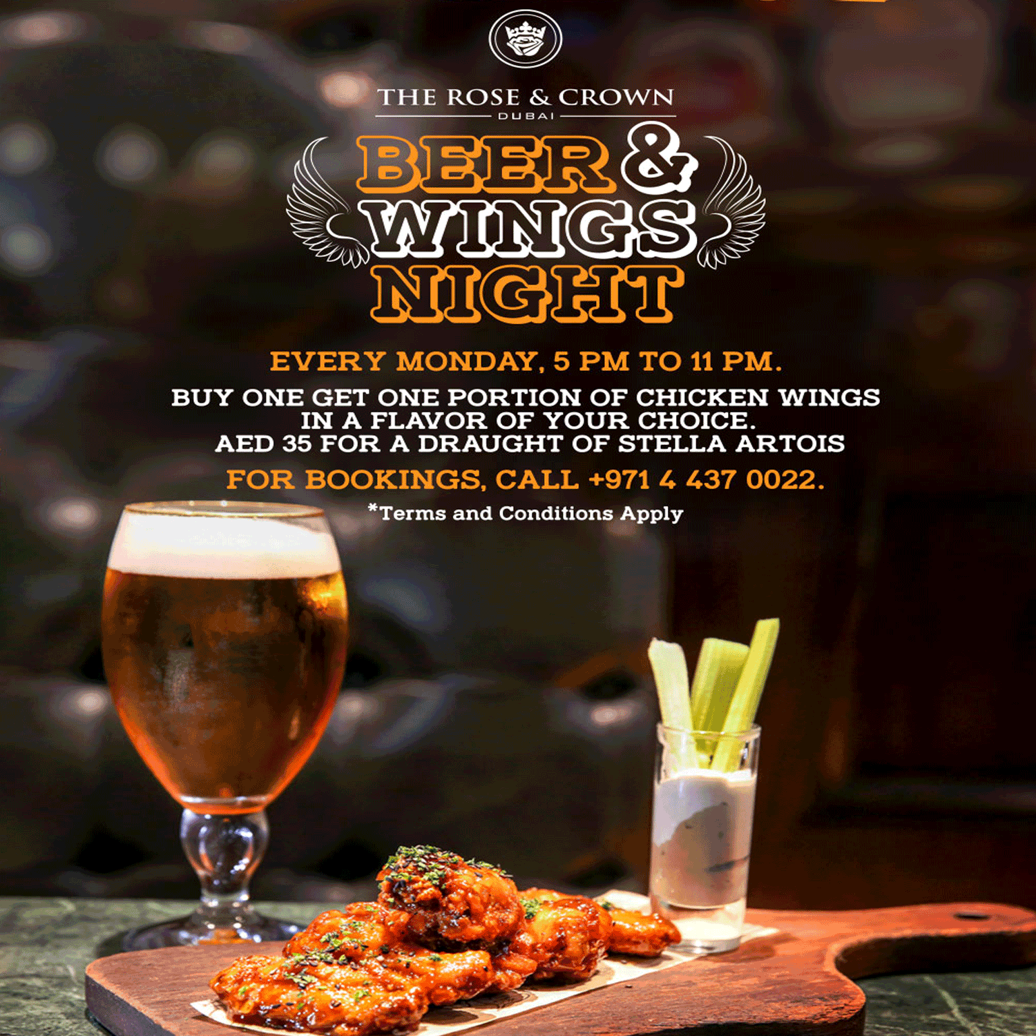 Beer & Wings Night