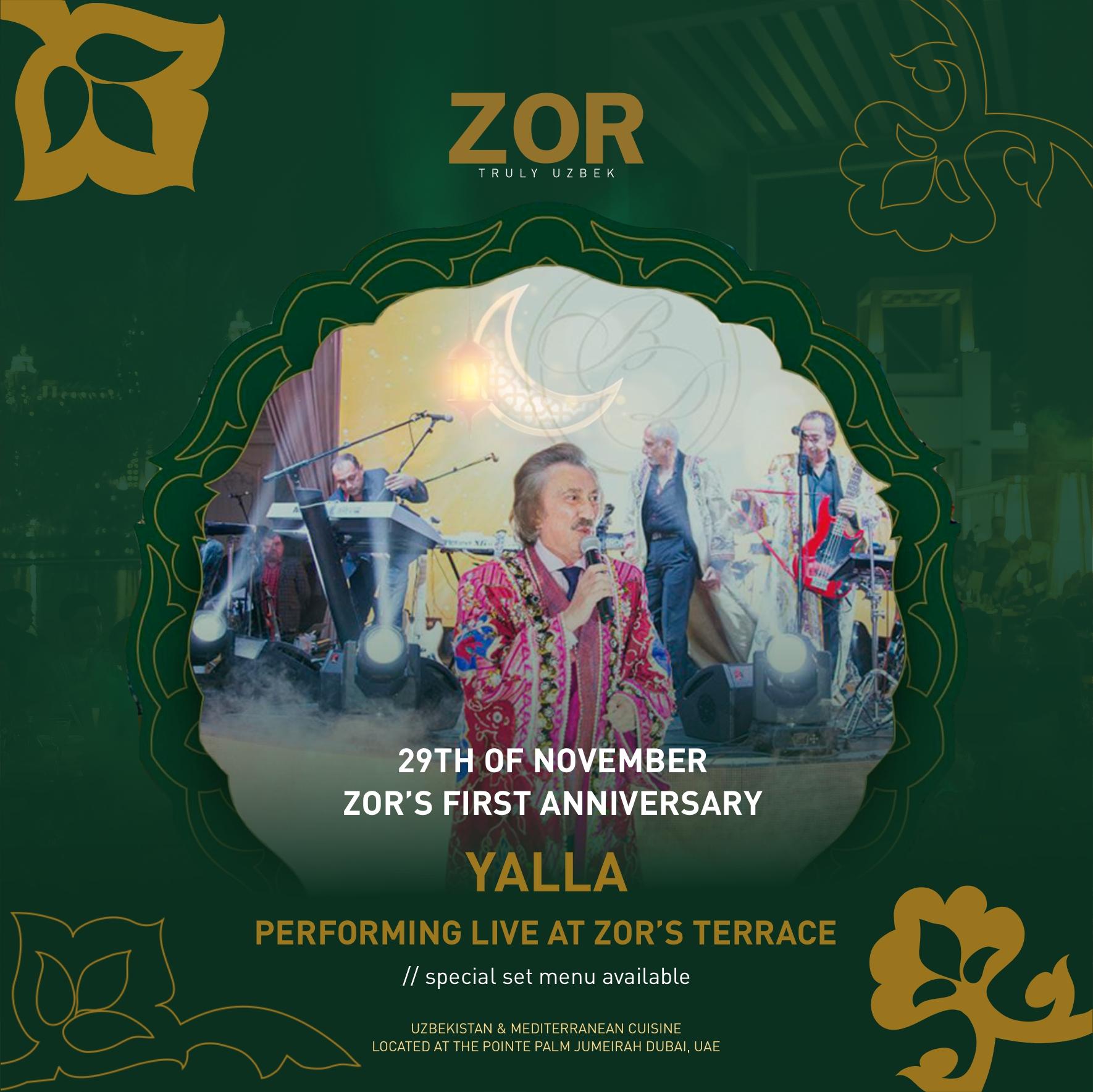 ZOR Turns One