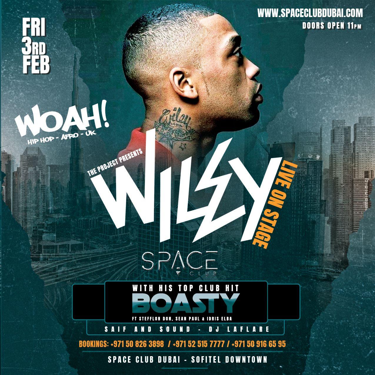 Wiley Live at Space Club Dubai