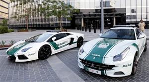 First a Lamborghini - now Dubai unveils police Ferrari
