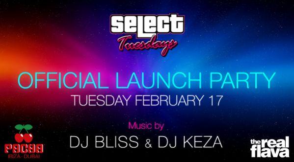 SELECT Tuesdays @ PACHA : The Launch Party