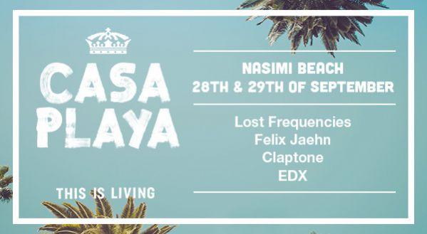 Casa Playa Sept 28 & 29