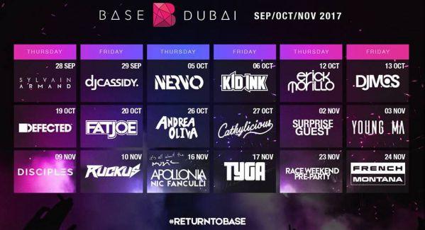 Base serious line up is no disappointment