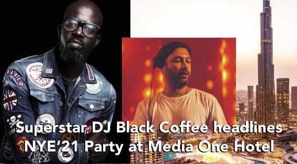 MEGASTAR DJ BLACK COFFEE FRONTLINES THE NEW YEARS EVE 21 PARTY AT MEDIA ONE HOTEL, DUBAI!