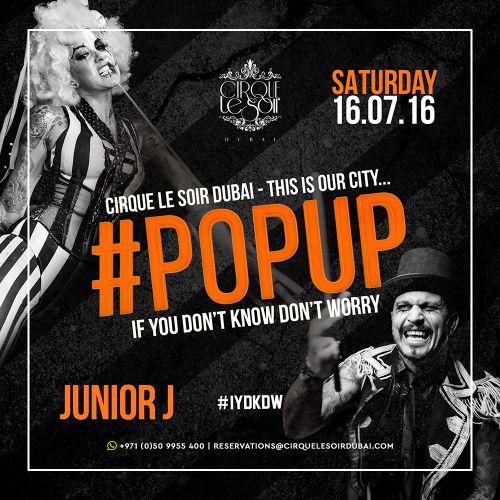 POPUP Saturdays w/ Junior J