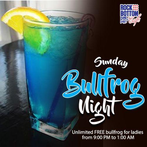 Clubbing Sunday Bullfrog Night