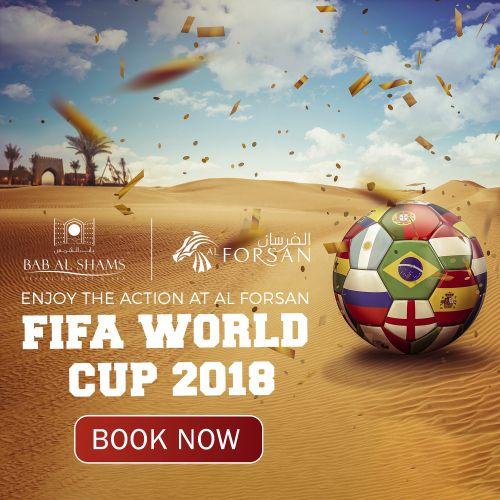 Al Forsan at Bab Al Shams brings the desert alive with the sounds of the 2018 FIFA World Cup