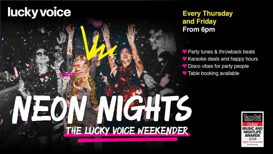 Neon Nights - The Lucky Voice Weekender