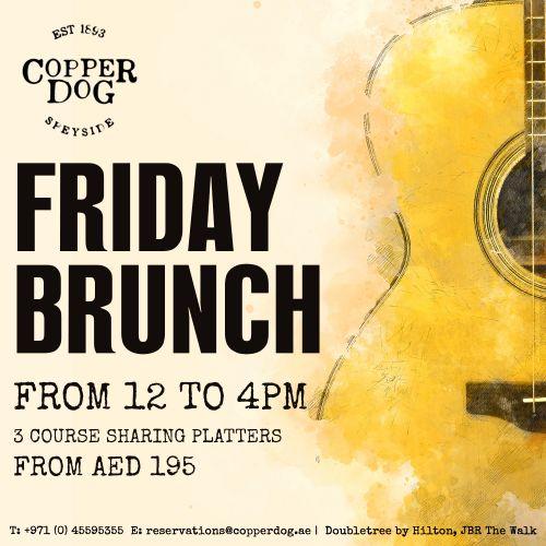 Friday Brunch at Copper Dog with LIVE MUSIC