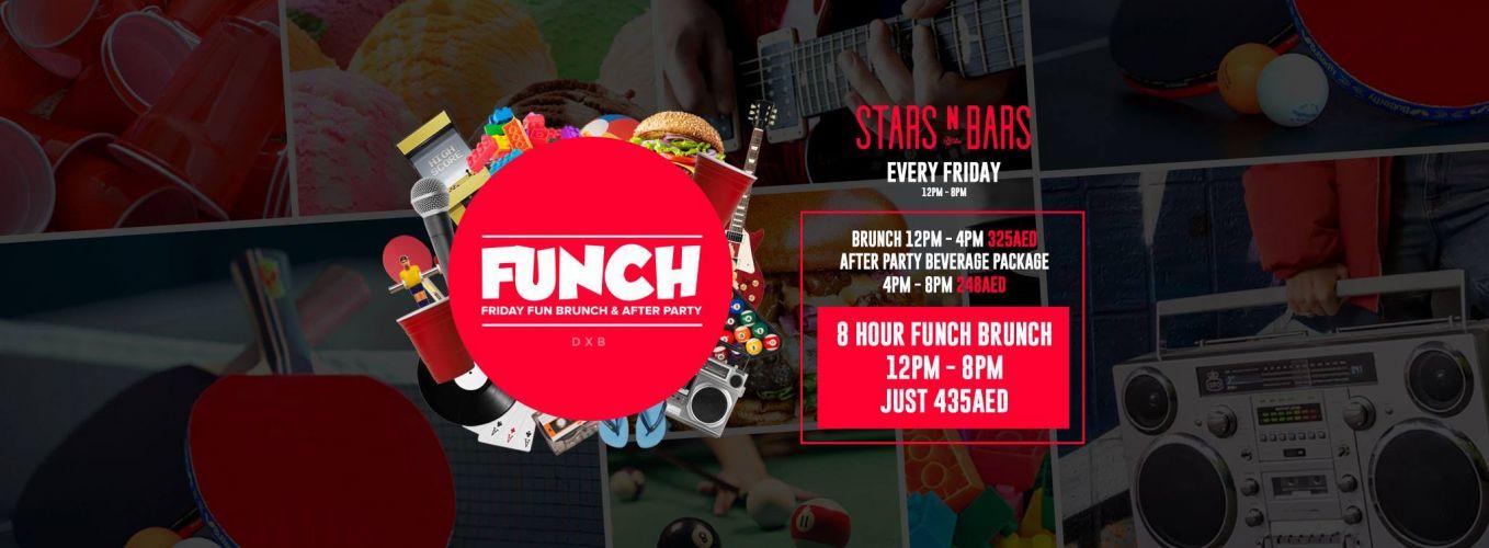 Funch Brunch at Stars 'n' Bars - Every Friday 12pm - 8pm