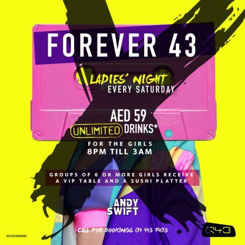 Forever 43 ladies' night - Saturday