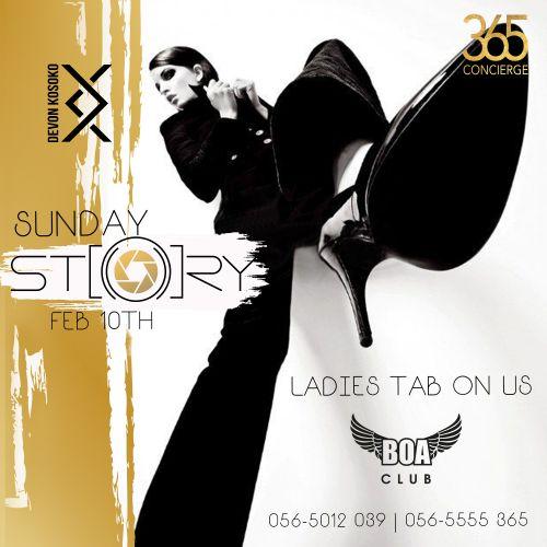 Story Sunday at Boa Club Dubai