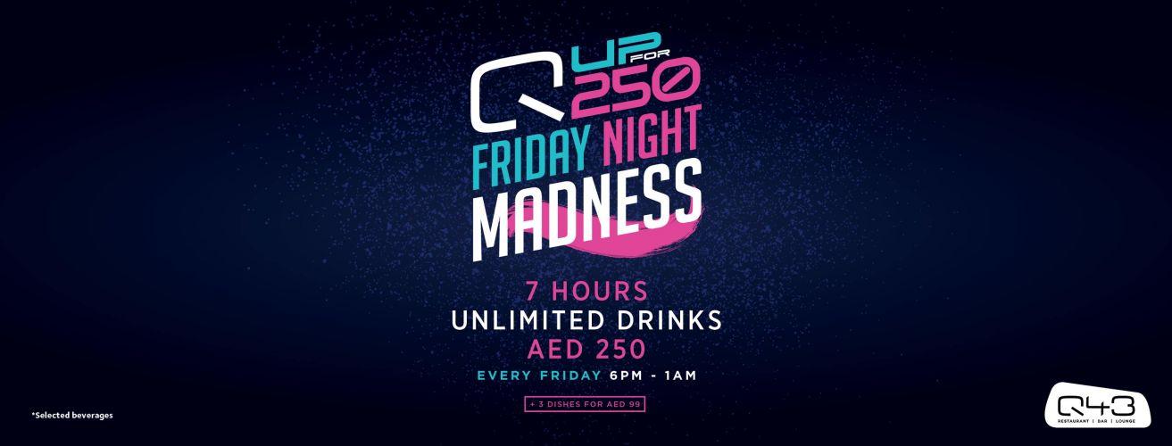 Q Up for 250 Friday Night Madness