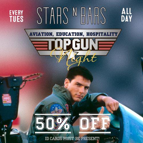 Top Gun Aviation, Education & Hospitality Night - Every Tuesday