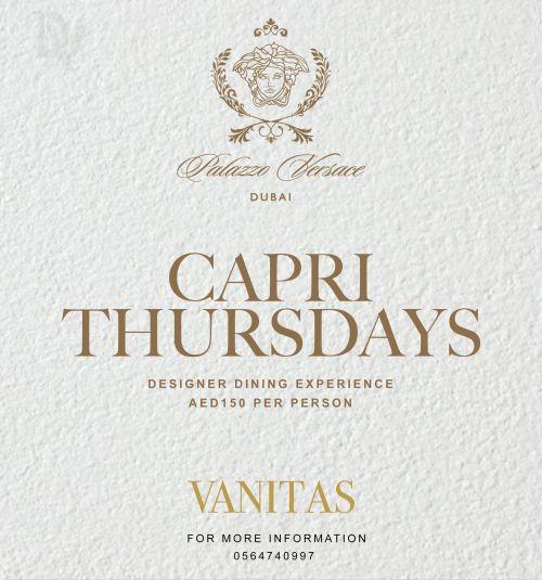 Capri Thursdays at Palazzo Versace