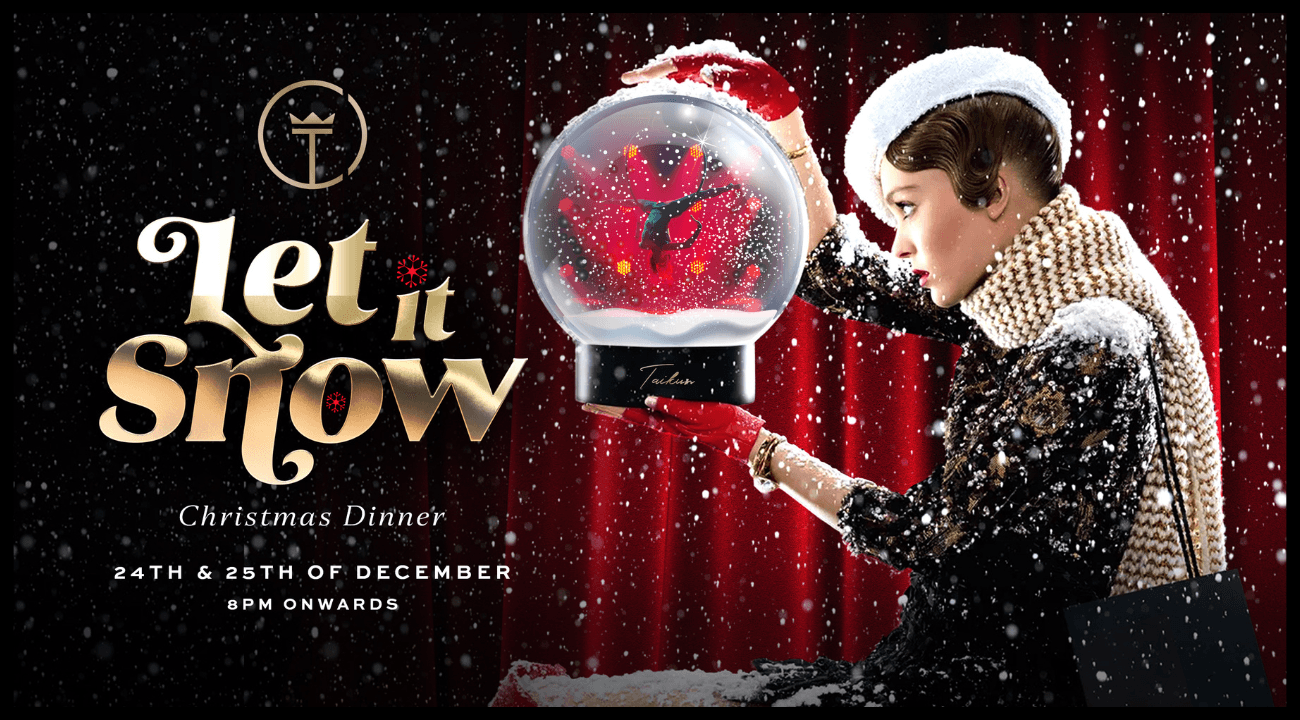 CELEBRATE CHRISTMAS WITH A SPECTACULAR DINNER SHOW 'LET IT SNOW!'