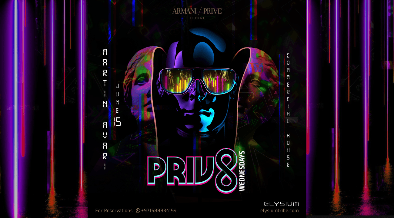 PRIV8 NIGHT: CATCH THIS DEEP HOUSE & DANCE MUSIC PARTY AT ARMANI PRIVÉ