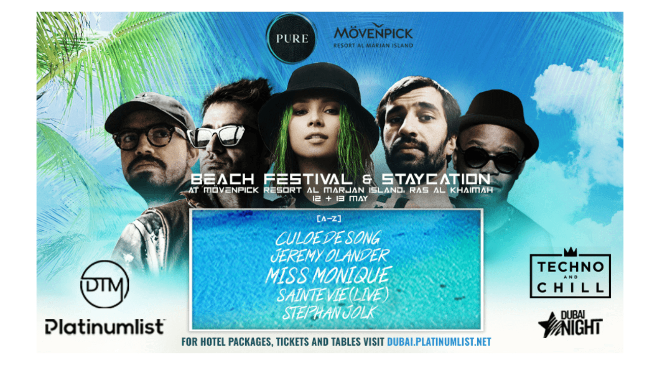BOOK NOW: Pure Music Festival, the 2-day rave & staycation in Ras Al Khaimah, is coming!