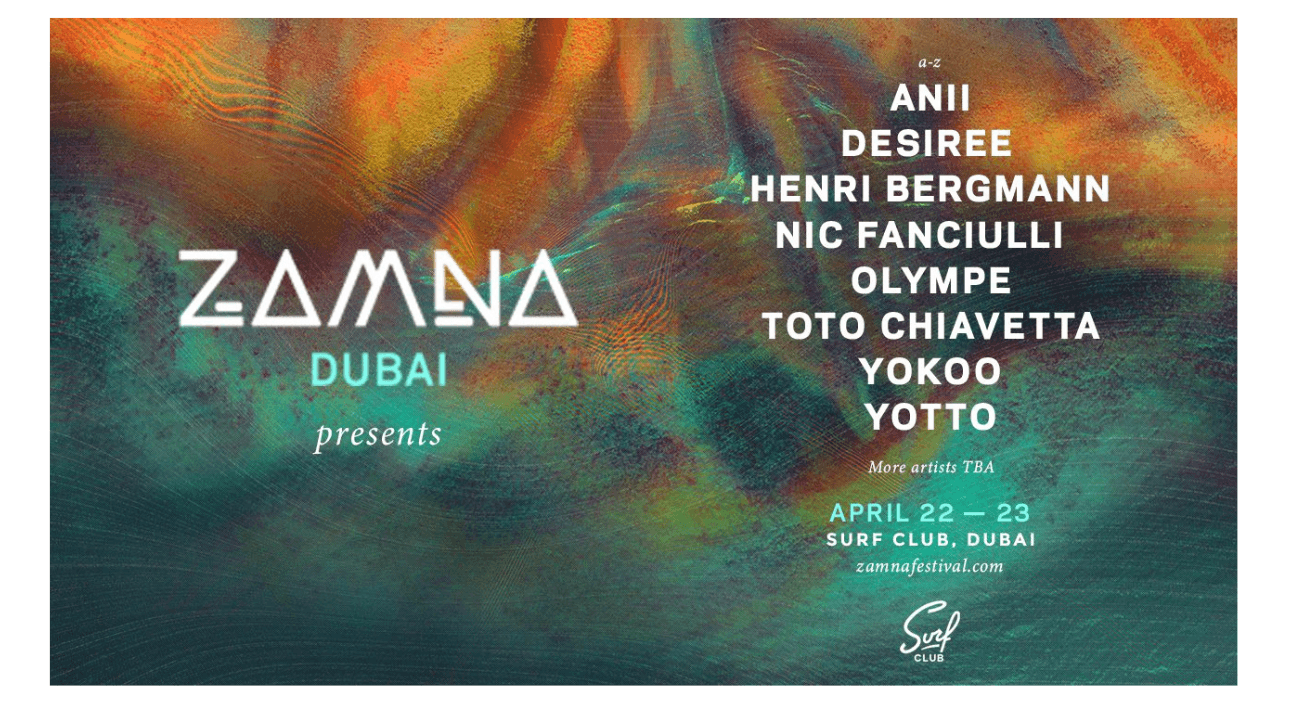 Catch the epic electronic dance music festival, ZAMNA, at Surf Club this month 