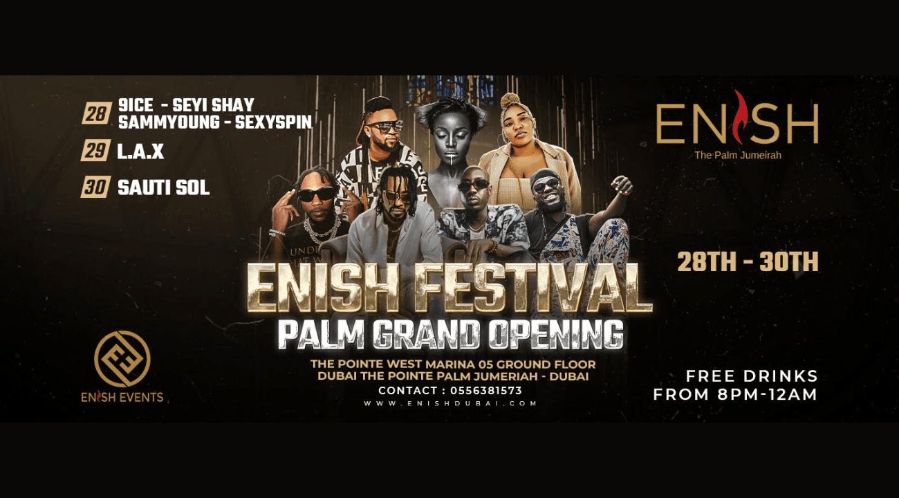 GRAND OPENING - FAMOUS NIGERIAN RESTAURANT, ENISH, OPENS ITS DOORS ON THE POINTE!