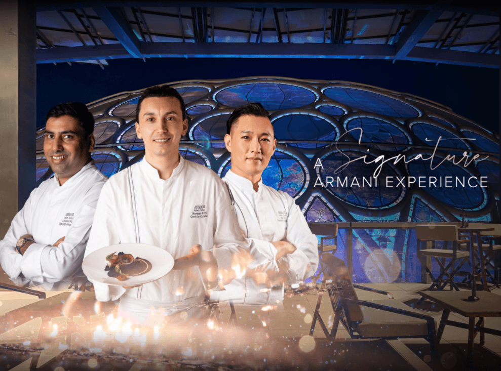 SAVOUR A SIGNATURE ARMANI EXPERIENCE AT EXPO 2020 DUBAI