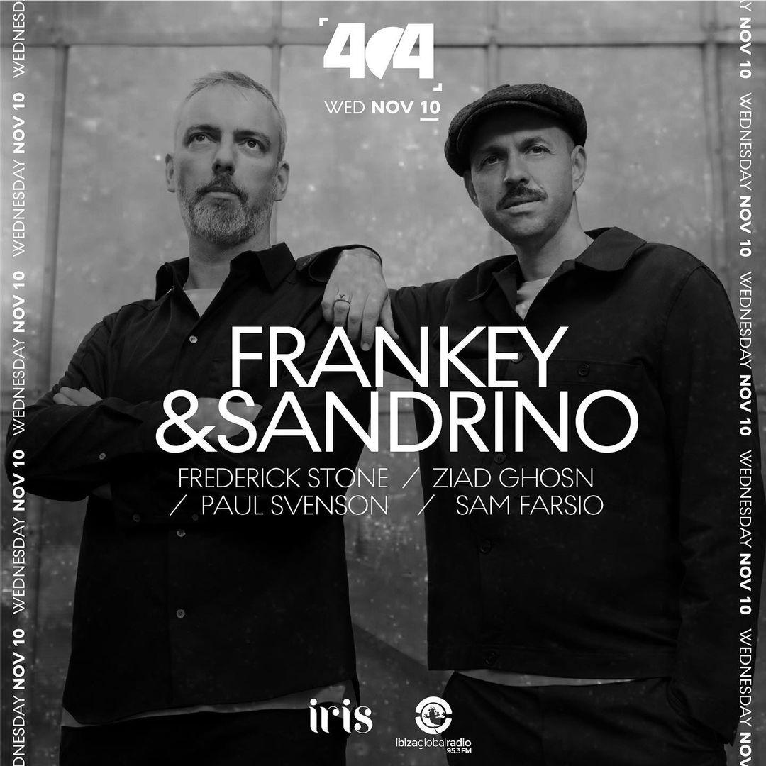 TWO FAMOUS DJS, FRANKEY & SANDRINO, PERFORMING LIVE AT IRIS DUBAI THIS WEEK!