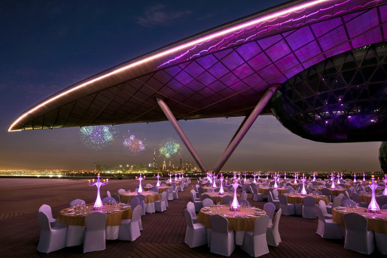 A STAR-STUDDED NEW YEAR'S EVE GALA AT SKY BUBBLE TERRACE AT THE MEYDAN HOTEL