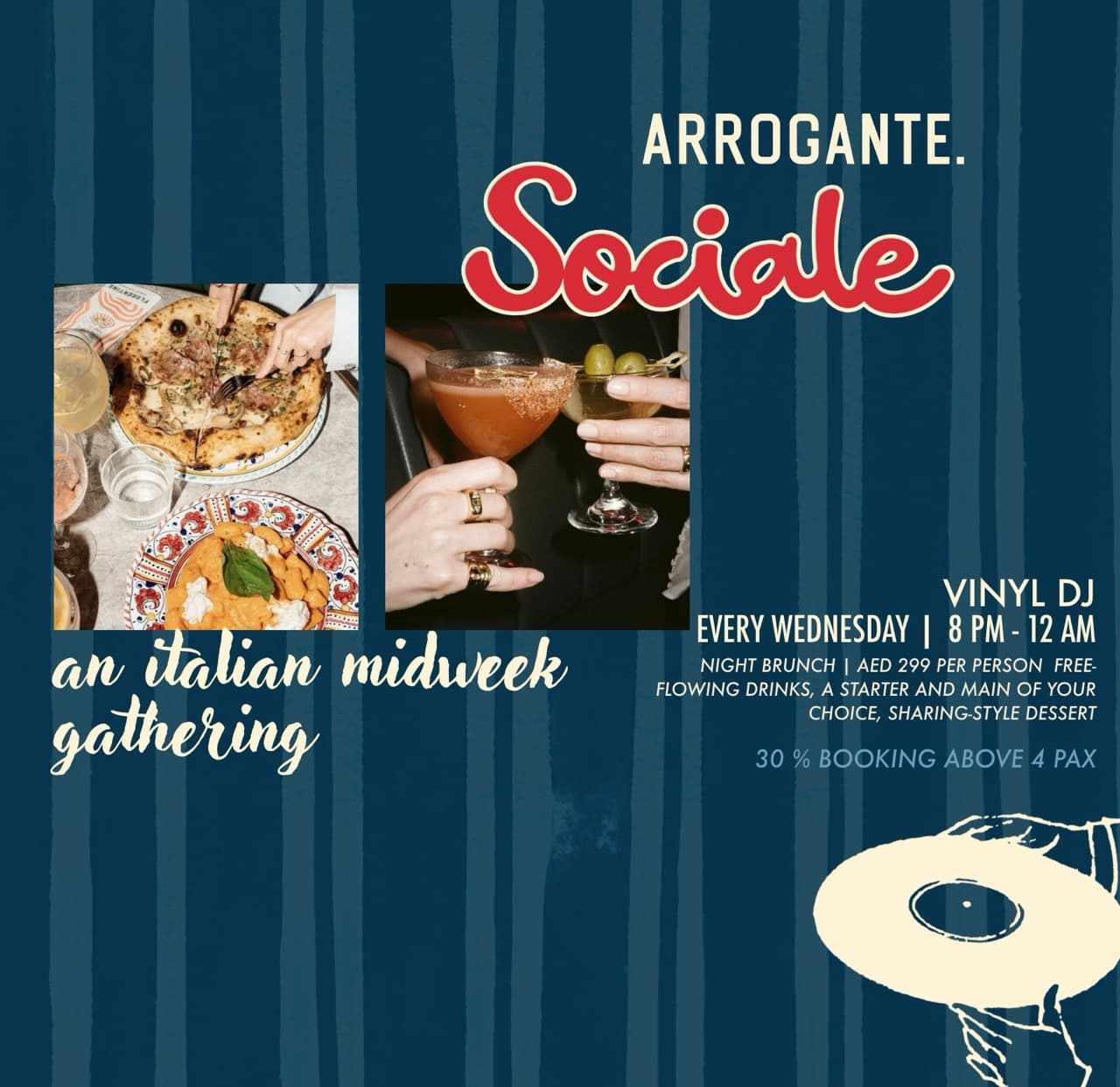 Arrogante Sociale - Night Brunch
