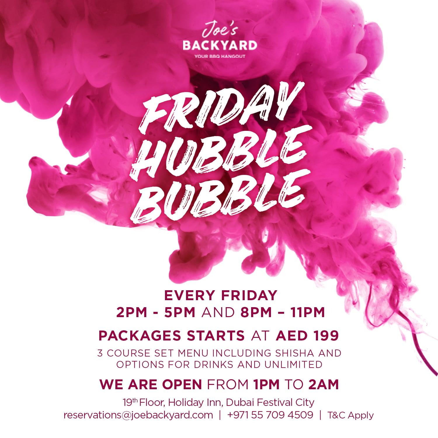 Friday Hubble Bubble