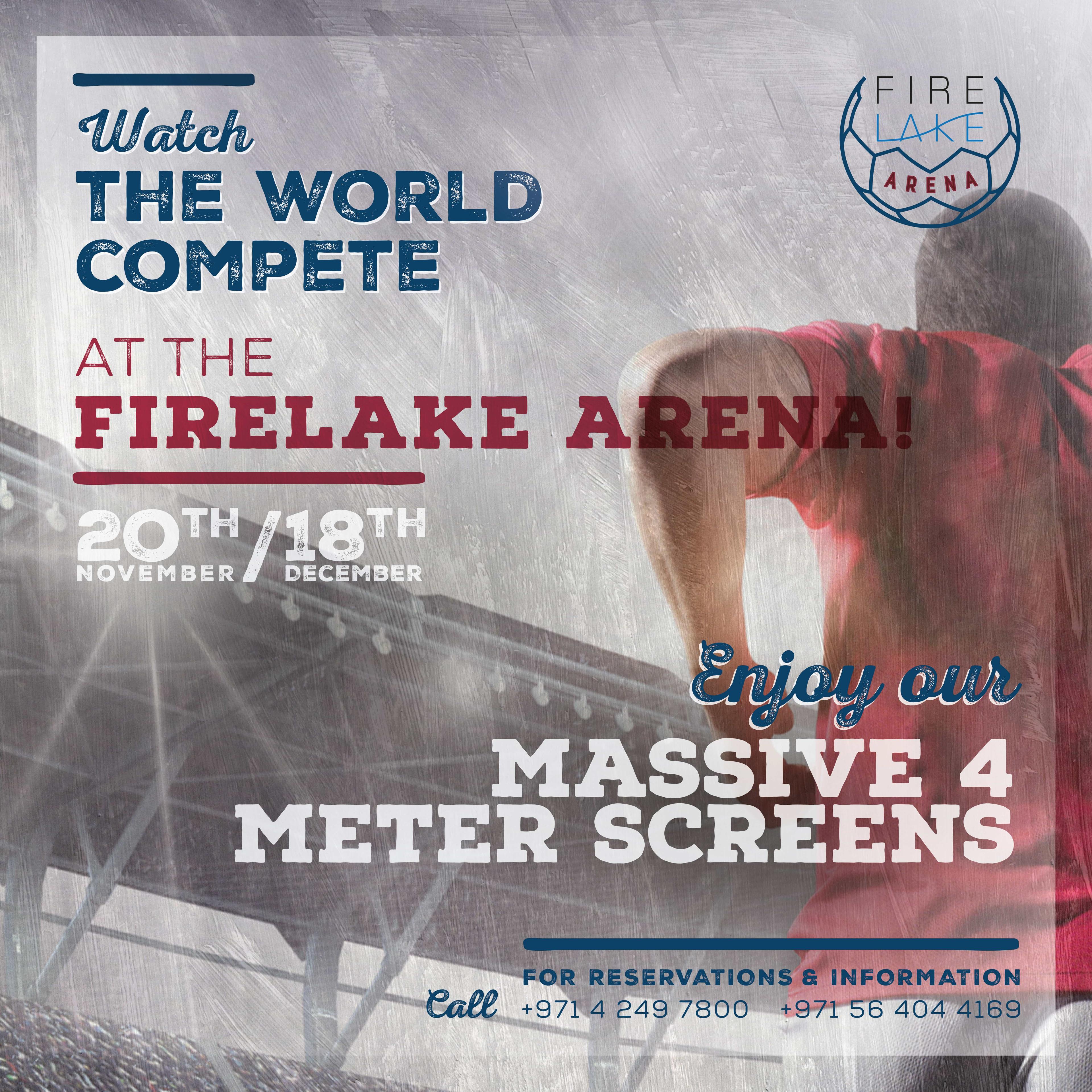 Watch the World Compete at The Firelake Arena