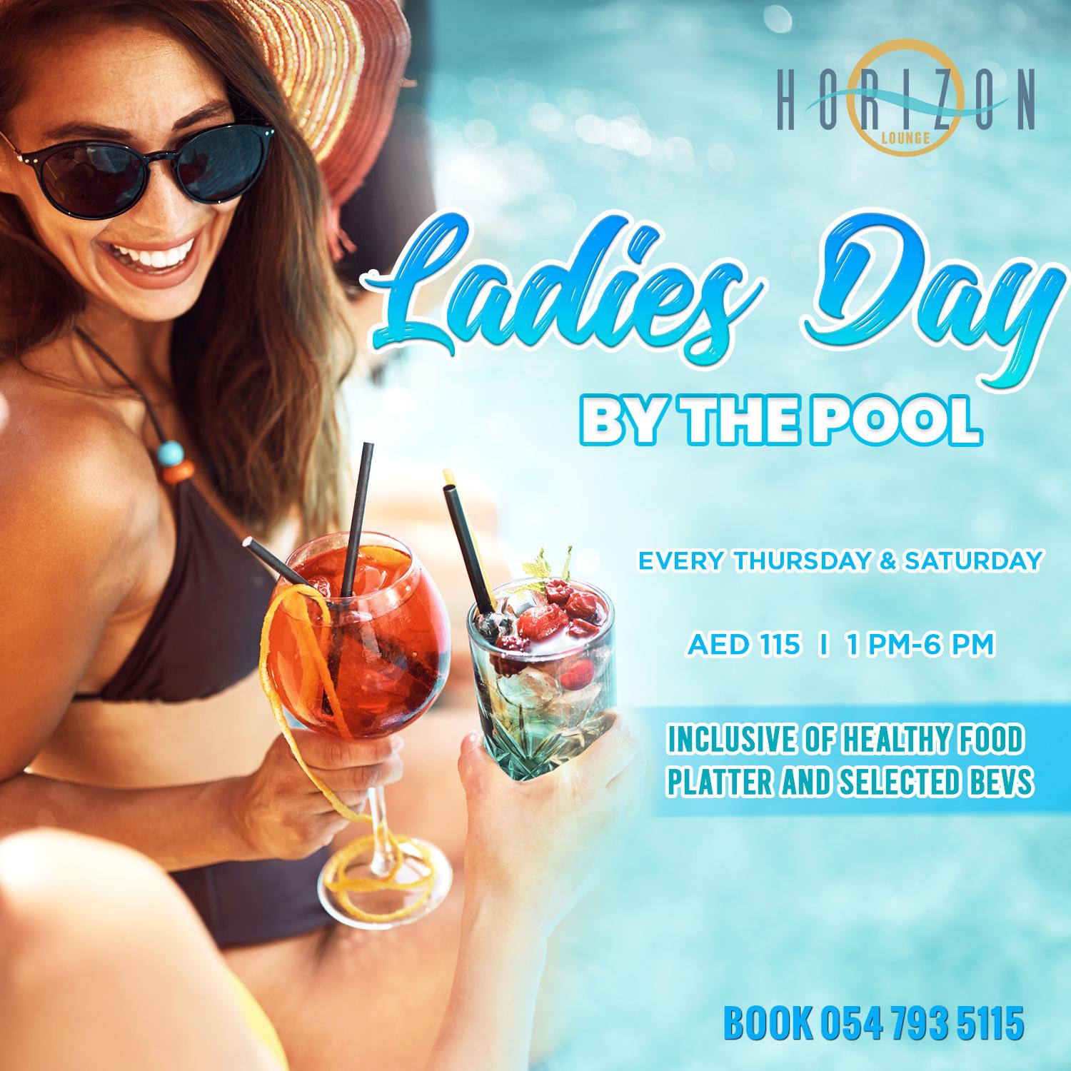 Ladies Day by the Pool