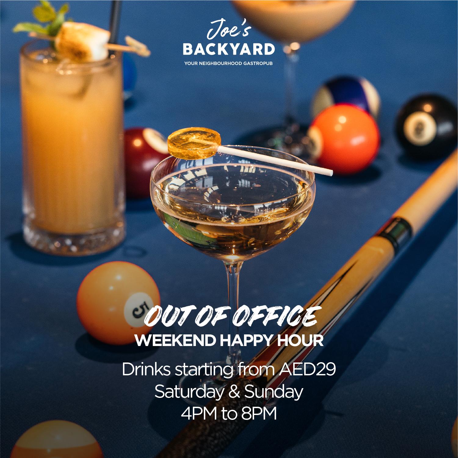 Out of Office - Weekend Happy hour