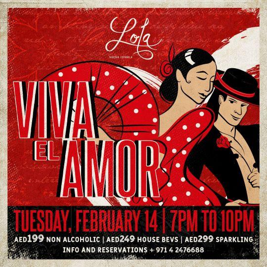 Viva El Amor - Valentine's Day at Lola Taberna