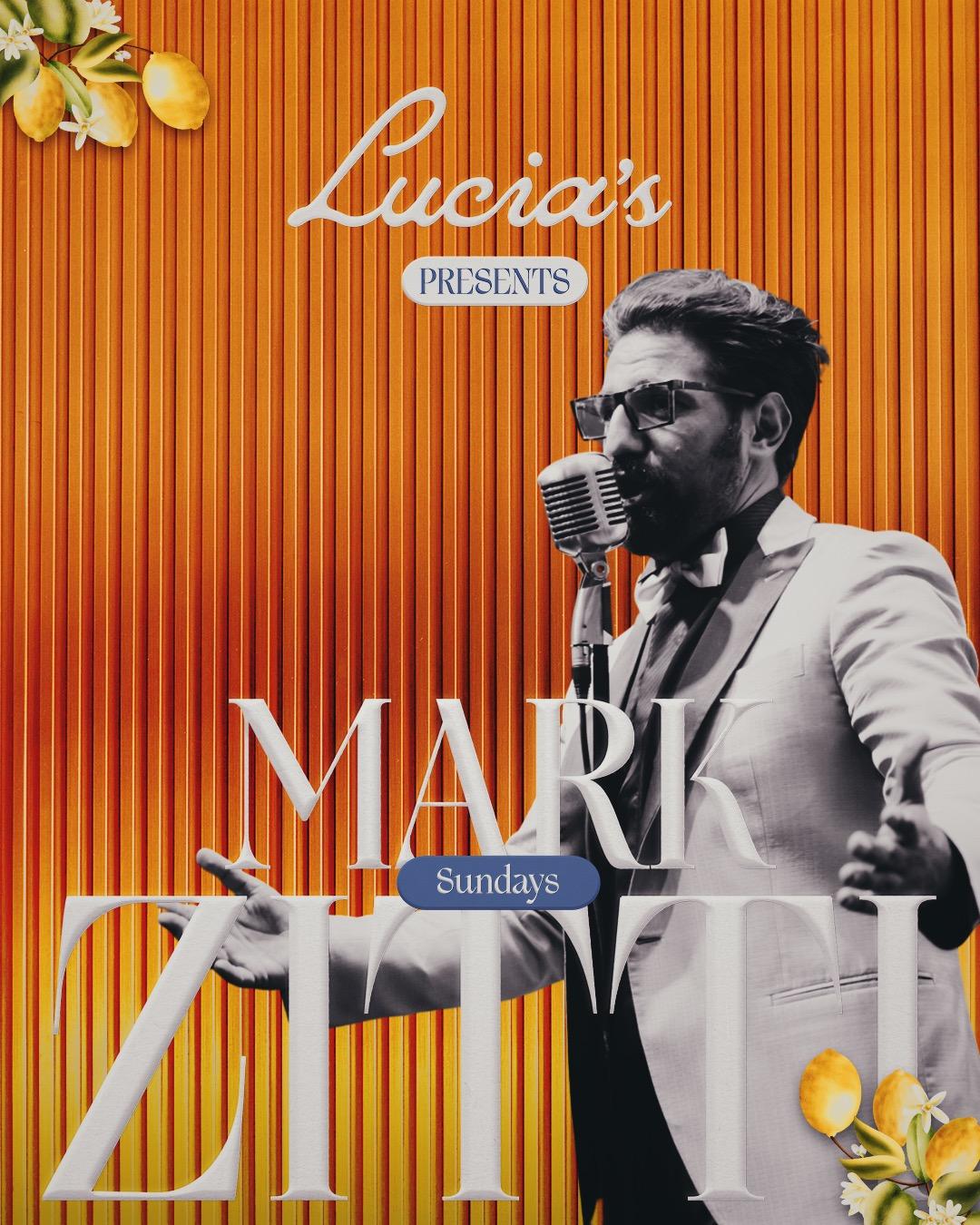 Swing and Sing with Mark Zitti at Lucia’s 