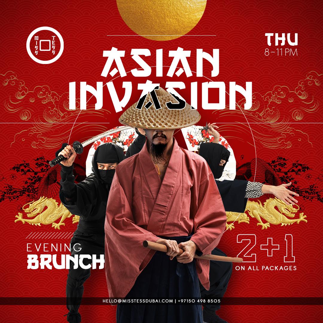 Asian Invasion Evening Brunch
