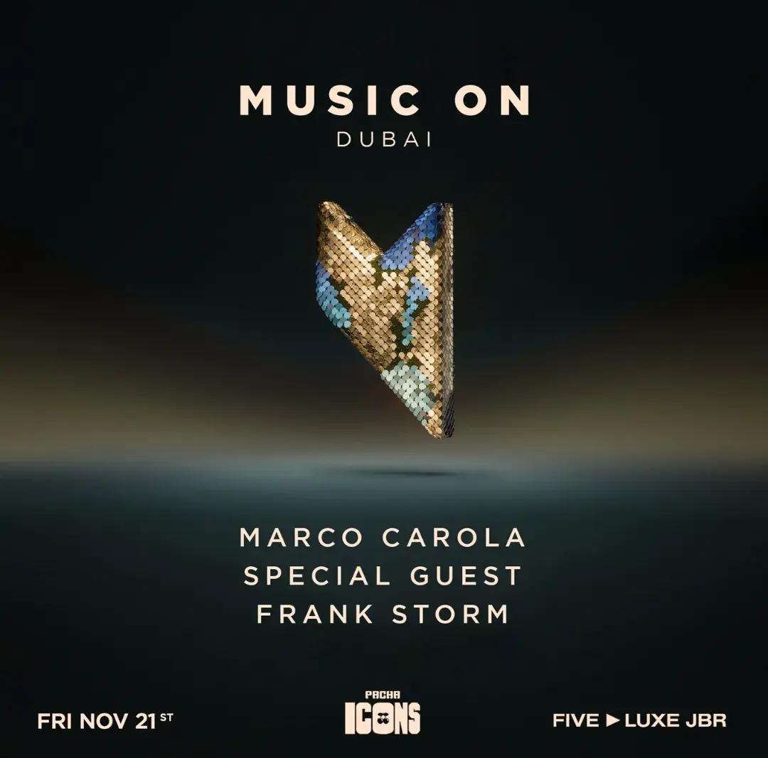 MARCO CAROLA PRESENTS MUSIC ON | PACHA ICONS