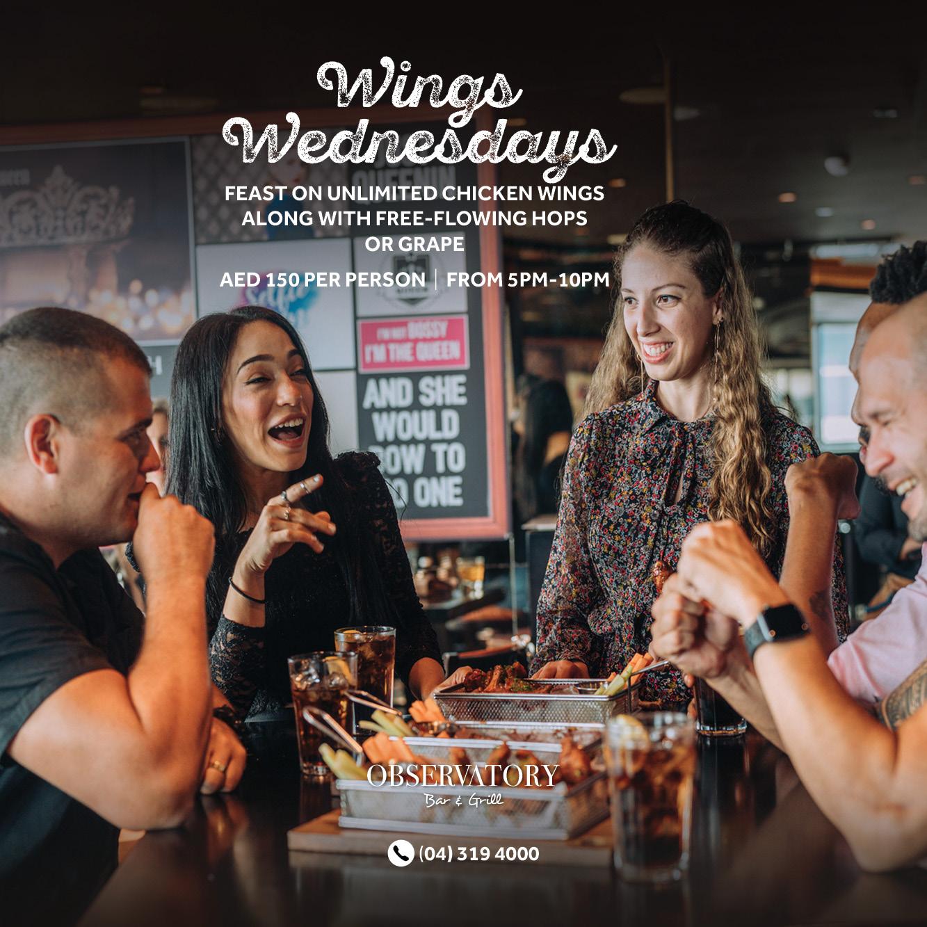 Wings Wednesday at Observatory