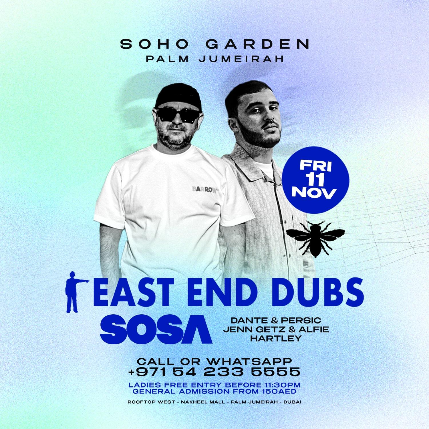 East End Subs at Sosa Soho Garden Palm Jumeirah