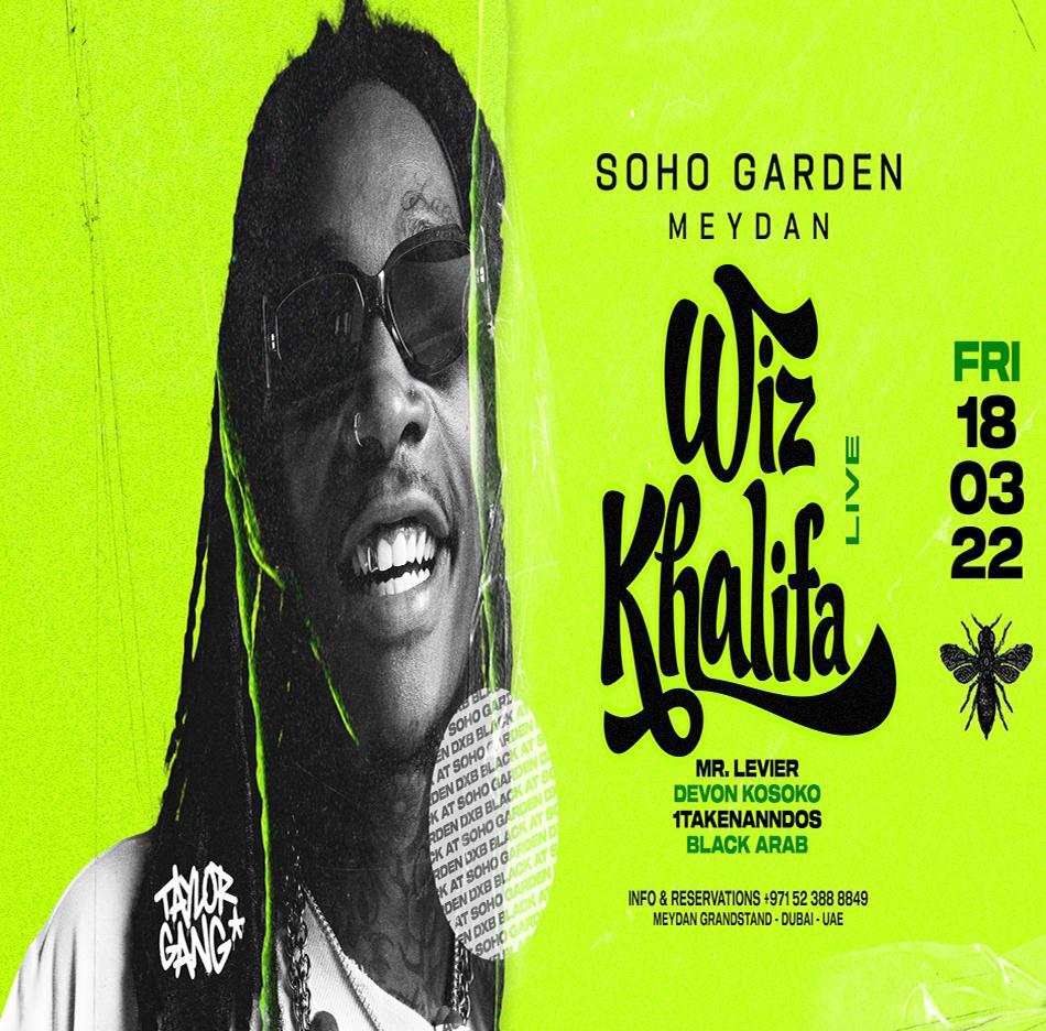 Wiz Khalifa at Soho Garden DXB