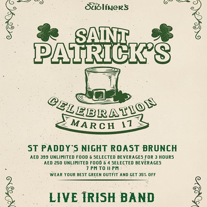  St Patrick’s Day the Irish way at The Dubliner’s