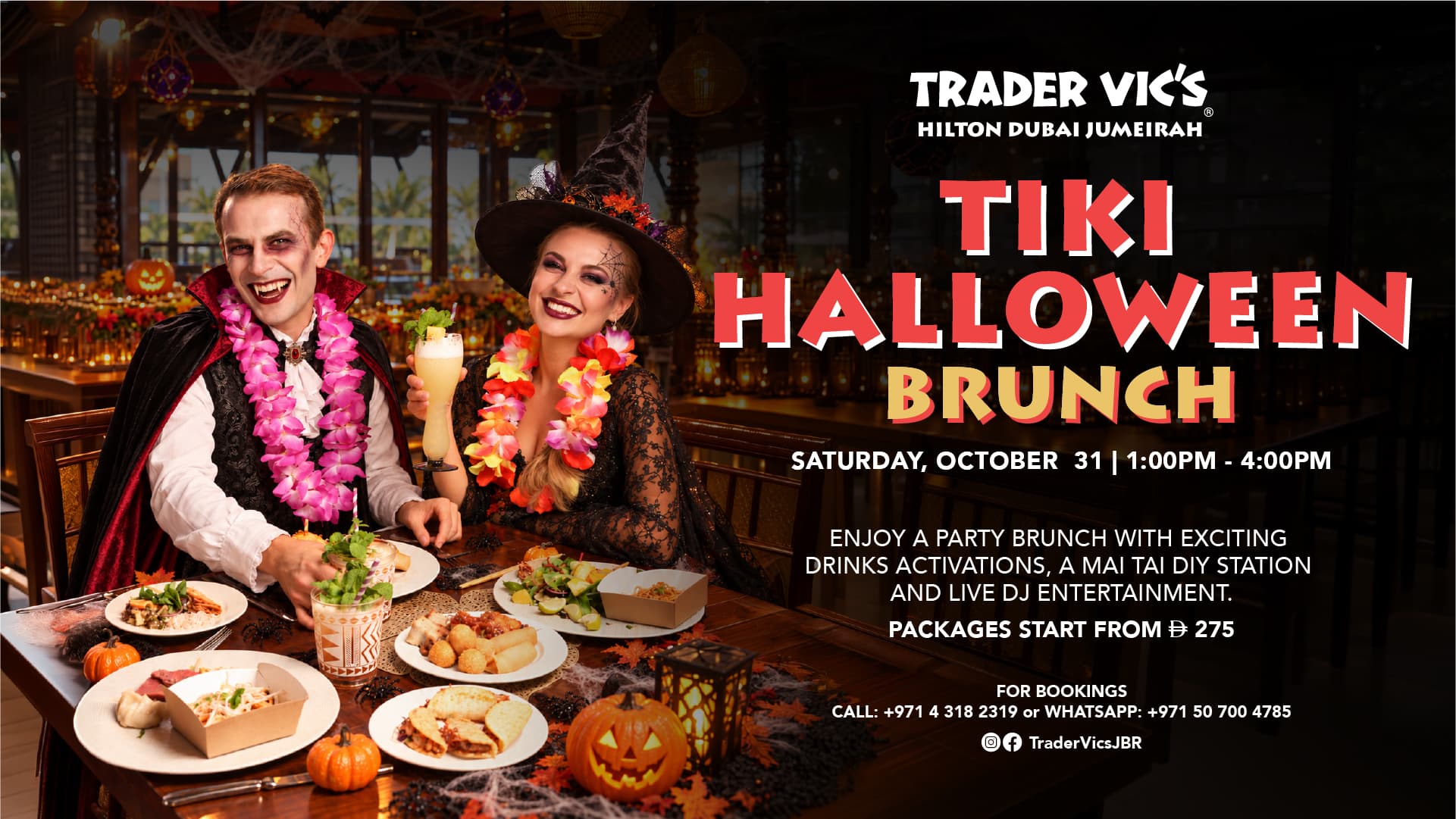 LESS BOO. MORE TIKI.