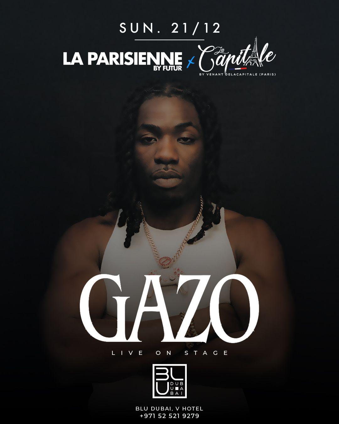 GAZO LIVE AT BLU DUBAI