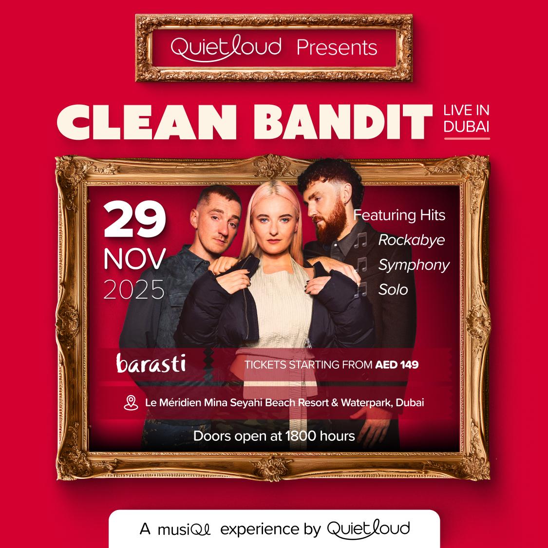 Clean Bandit Live at Barasti in Dubai