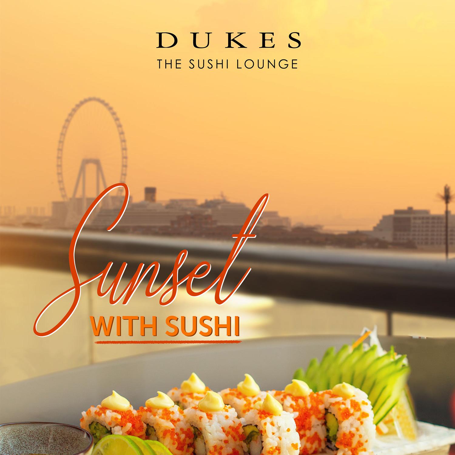 Sunset with Sushi
